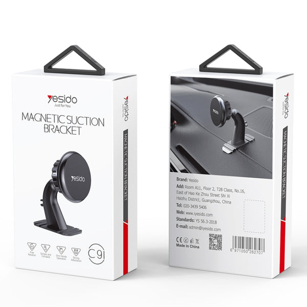 Soporte magnetico para tablero para celular Yesido C91