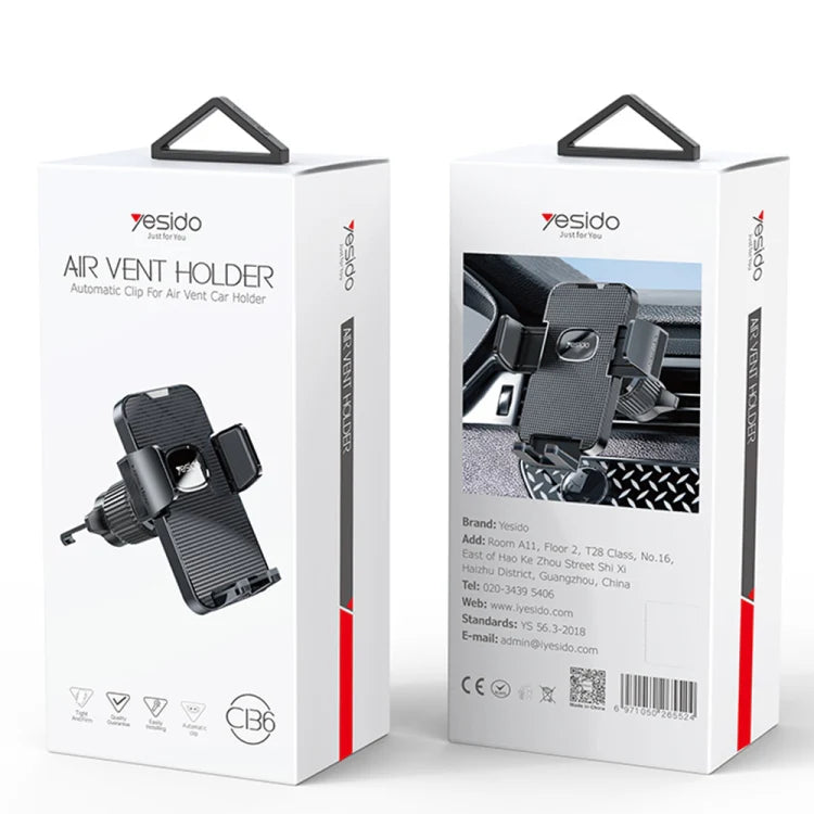 Soporte para rejilla para celular Yesido C136