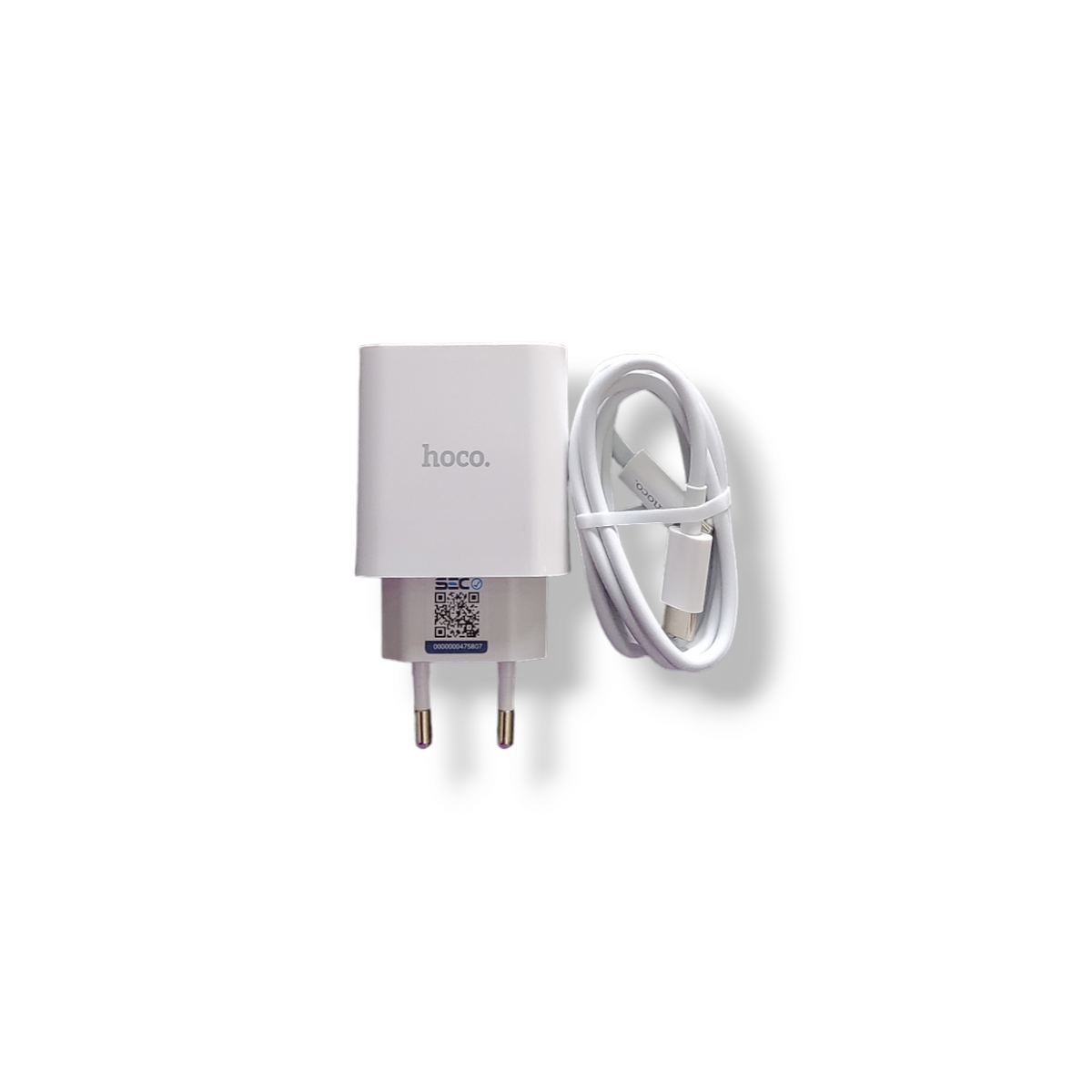 Cargador con cable USB-C 20W Hoco C80A