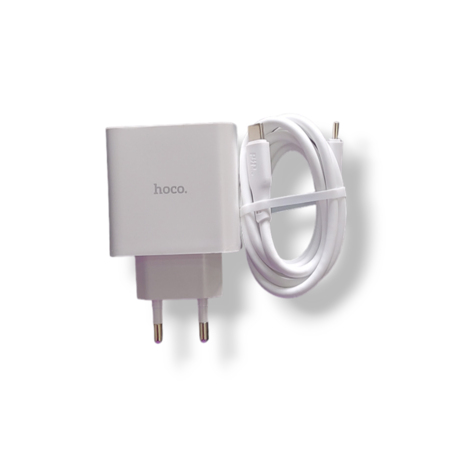 Cargador con cable USB-C 65W Hoco C113A