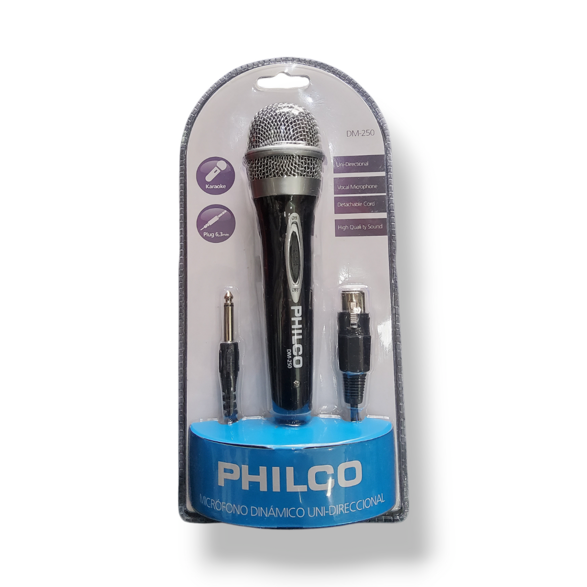 Microfono dinamico unidireccional Philco