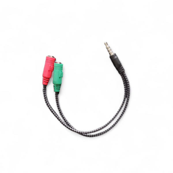 Cable adaptador auxiliar 2 a 1 Honk