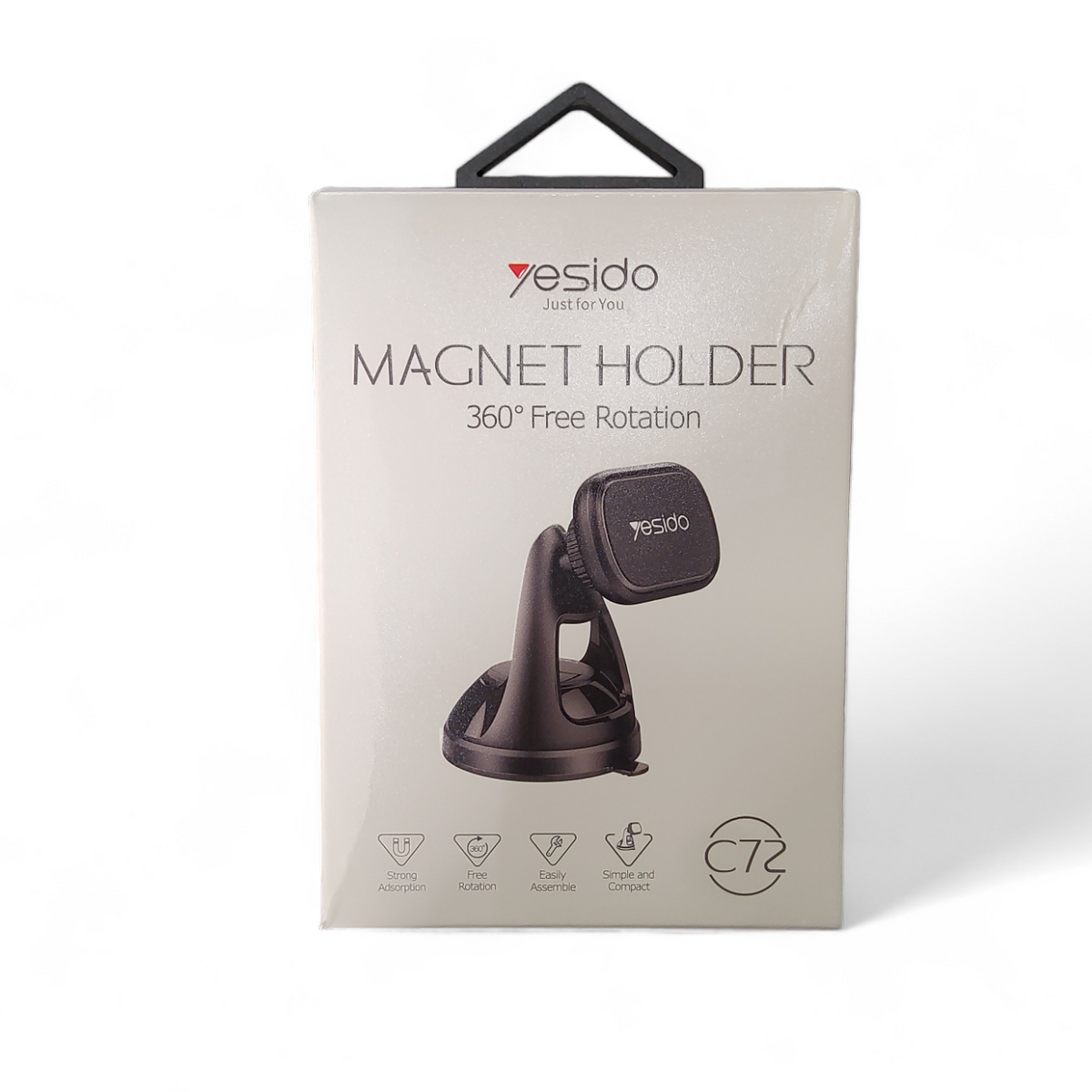 Soporte magnetico para tablero y vidrio para celular Yesido C72