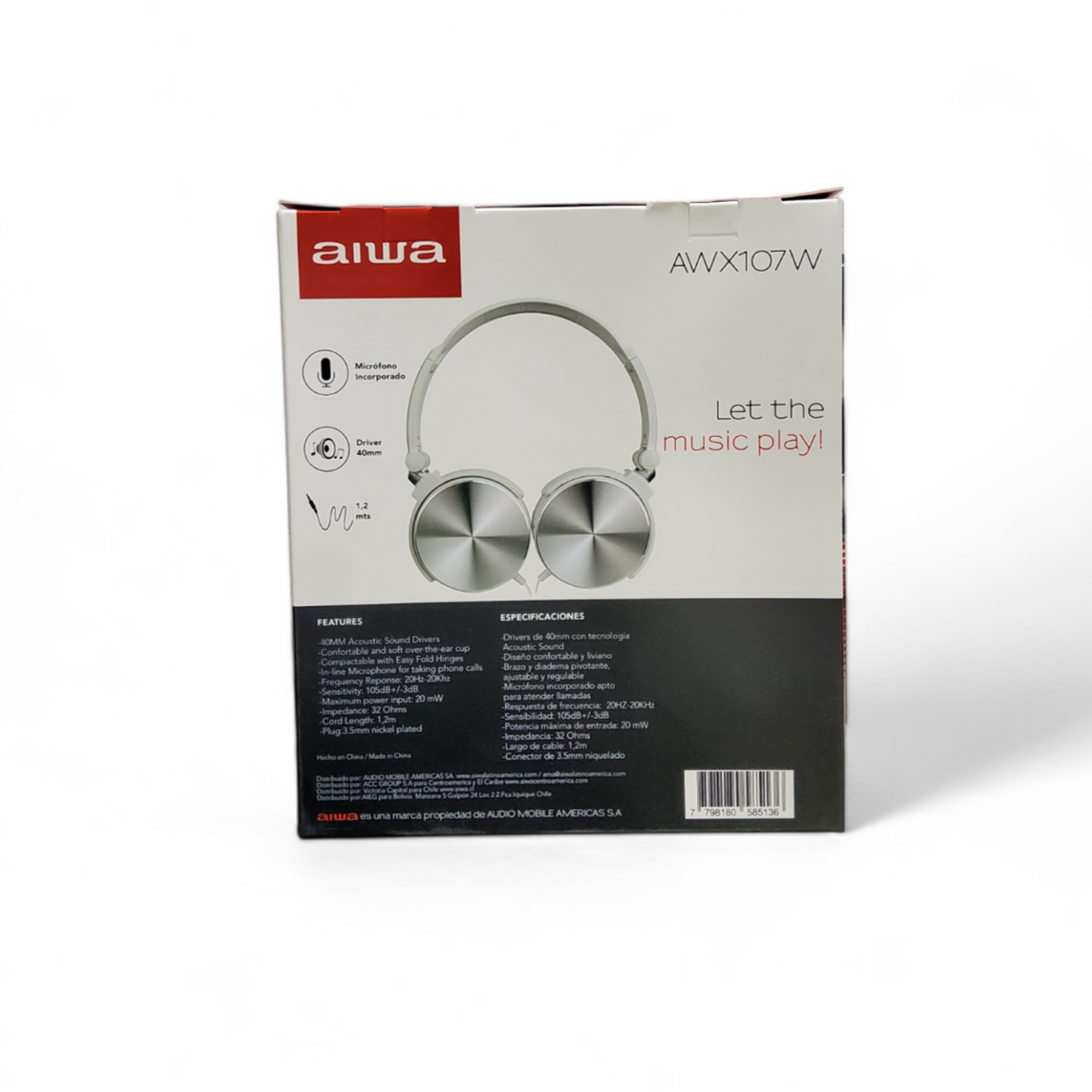 Audifonos Aiwa AWX107W