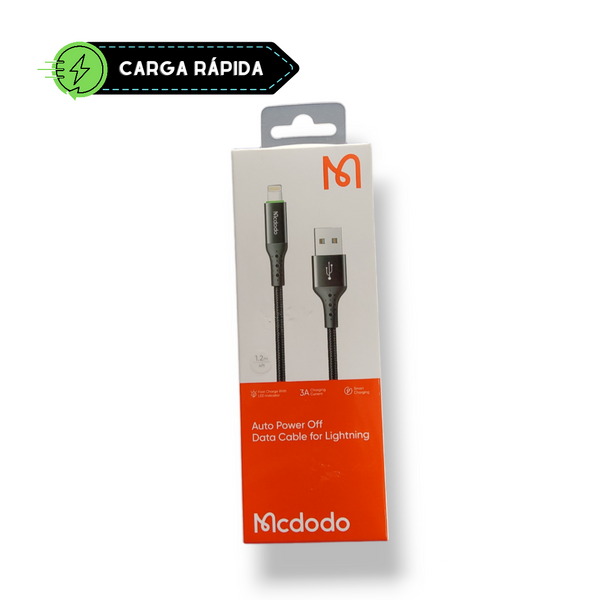 Cable Lightning USB Auto Power Off Carga rapida Mcdodo
