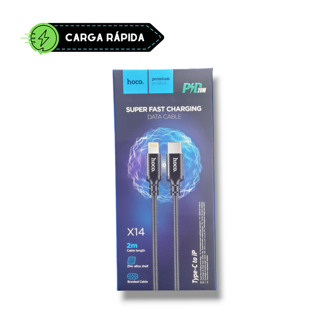 Cable Lightning Tipo C Hoco X14
