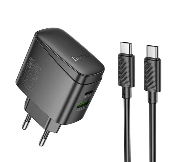 Cargador Carga Rapida Hoco Cs63a 65w Negro