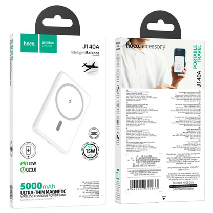 Power bank Hoco J140A Cargador Inalámbrico Magnético