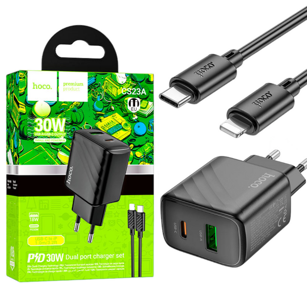 Cargador Hoco Lightning CS23A 30w